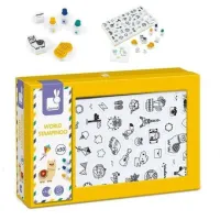 Набор для творчества Janod Штампы Мир 50 шт. (J07800) - Изображение 2