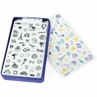 Набор для творчества Janod Штампы Мир 50 шт. (J07800) - Изображение 3