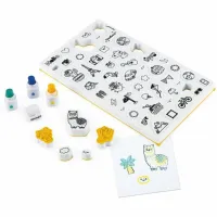 Набор для творчества Janod Штампы Мир 50 шт. (J07800) - Изображение 4