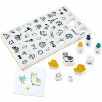 Набор для творчества Janod Штампы Мир 50 шт. (J07800) - Изображение 5