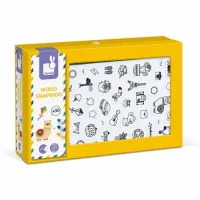 Набор для творчества Janod Штампы Мир 50 шт. (J07800) - Изображение 1