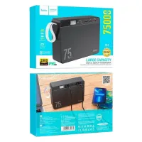 Батарея універсальна HOCO 75000 mAh Overlord PD/20W, QC/3.0/22.5W, Black (J94 / 714739) - Зображення 5