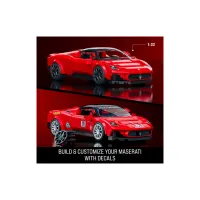 Конструктор Mattel Brick Shop Hot Wheels Speed Maserati 250 деталей (JFR90) - 2