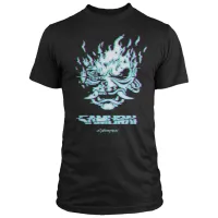 Футболка Jinx Cyberpunk 2077 - Glitch Samurai Premium Tee Black, M (JINX-11911M) - Зображення 1