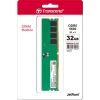 Модуль пам'яті для комп'ютера DDR5 32GB 5600 MHz JetRam Transcend (JM5600ALE-32G) - 2