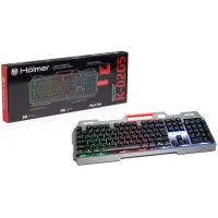 Клавиатура Hölmer K-02GS RGB Backlight USB UA Black (K-02GS) - Изображение 6