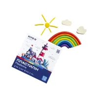 Пластилін Kite Classic 12 кольорів, 240 г (K-1086) - 6