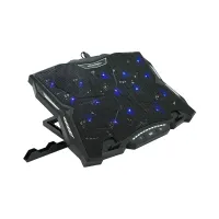 Підставка до ноутбука IceCoorel 10-17", 15*60mm 2500 RPM, TYPE-C+USB, 400x305x39mm, Black (K12) - 2