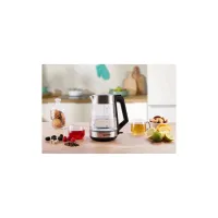 Електрочайник Gorenje 1.7л, 2,200 Вт, strix контроль, скло, нерж (K17OGS) - Зображення 4