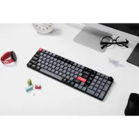 Клавіатура Keychron K17 PRO Gateron MX 2.0 Brown QMK White Led Wireless/Bluetooth/USB-А UA Black (K17P-A3-UA) - Зображення 2