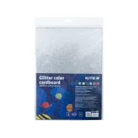 Кольоровий картон Kite А4, з гліттером 8 листов/8 цветов (K22-422) - 1