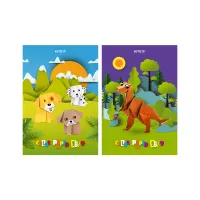 Кольоровий папір Kite А4 односторонній (18 аркушів/ 9 кольорів) в асортименті (K23-1250) - 1