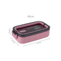 Ланч-бокс дитячий Kite 700 мл, рожевий (K23-182-3) - 3