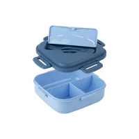 Ланч-бокс дитячий Kite з розділювачем 1100 мл, блакитний (K23-186-2) - 4