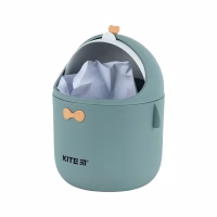 Кошик для паперів Kite Настільний контейнер для сміття, сіро-зелений (K24-010-1) - Image 4