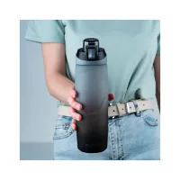 Поїльник-непроливайка Kite 760 мл, сіро-чорна (K24-1200-1) - Зображення 4