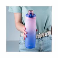 Поїльник-непроливайка Kite 760 мл, фіолетово-рожева (K24-1200-2) - Image 4