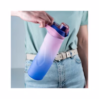 Поїльник-непроливайка Kite 760 мл, фіолетово-рожева (K24-1200-2) - Image 5