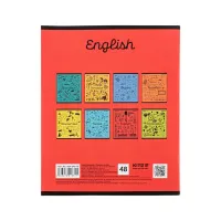 Зошит Kite предметний Sketch 48 аркушів, англійська мова лінія (K24-240-18) - 7