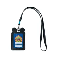 Бейдж Kite вертикальний на шнурку, чорний (K24-296-3) - Зображення 3