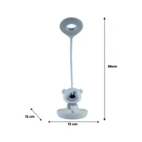Настільна лампа Kite Bear LED з акумулятором, біла (K24-492-2-1) - 7