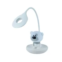Настільна лампа Kite Bear LED з акумулятором, біла (K24-492-2-1) - 1