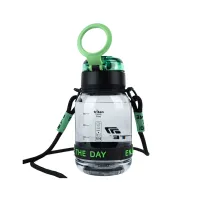 Поїльник-непроливайка Kite 700 мл, чорно-зелена (K25-1218-2) - 2