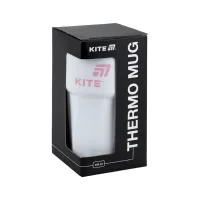 Термокружка Kite 450 мл біло-рожева (K25-1220-3) - 5