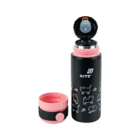 Термос Kite 500 мл, чорний (K25-1222-3) - Изображение 2