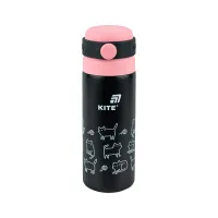 Термос Kite 500 мл, чорний (K25-1222-3) - Изображение 1