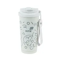 Термокружка Kite 550 мл, біла (K25-1226-3) - Изображение 1