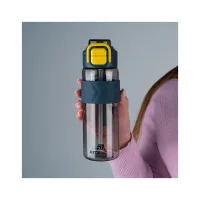 Поильник-непроливайка Kite 800 мл, сіро-жовта (K25-1234-1) - Изображение 5