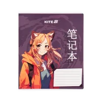 Зошит Kite Anime, 18 аркушів, клітинка (K25-236-1) - 12