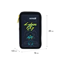 Пенал Kite 623 Cyber, 2 відділення (K25-623-4) - 2