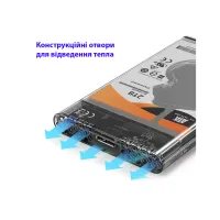 Кишеня зовнішня Maiwo 2.5" SATA/SSD HDD - USB3.0 (K2510B) - 2