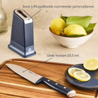 Кухонний ніж Tefal EverSharp, 2 предмети, 16.5 см, чорний (K297S244) - Image 12