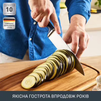 Кухонний ніж Tefal EverSharp, 2 предмети, 16.5 см, чорний (K297S244) - Image 10