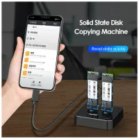 Док-станція для накопичувачів Maiwo 2*NVMe M.2 SSD Key M/B+M USB 3.1 Gen2 Type-C (K3016P) - 7