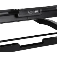 Підставка до ноутбука IceCoorel 10-15", 1*125mm 1400 RPM + 4*70mm 2500 RPM, 2*USB, 365x297x30mm, Blue (K5Bl) - 3