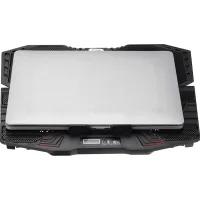 Підставка до ноутбука IceCoorel 10-15", 1*125mm 1400 RPM + 4*70mm 2500 RPM, 2*USB, 365x297x30mm, Blue (K5Bl) - 7