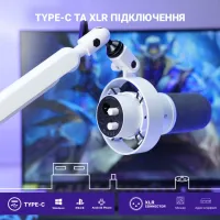 Мікрофон Fifine K688W USB White (K688W) - 4