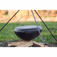 Котел туристический Brizoll чавунний азіатський з кришкою-сковородою 15 л (KA15-2) - Image 12