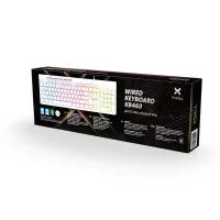 Клавіатура Vinga KB-460 White - 5