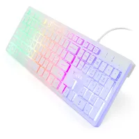 Клавіатура Vinga KB410 White - 2