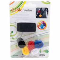 Тримач для кабелю Extradigital Cable Holders CC-918 (Color Set) * 6 (KBC1728) - Image 1