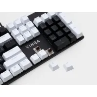Клавіатура Vinga KBGM-095 LED Brown Switch USB White/Black (KBGM-095BR White/Black) - Зображення 6
