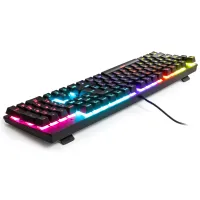 Клавіатура Vinga KBGM-100 LED Blue Switch USB Black (KBGM-100 Black) - 4