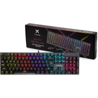 Клавіатура Vinga KBGM-101 LED Red Switch USB Black (KBGM-101 Black) - 8