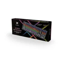 Клавіатура Vinga KBGM-110 87 key LED Blue Switch USB Black (KBGM-110 Black) - 4