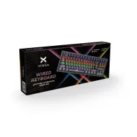 Клавіатура Vinga KBGM-110 87 key LED Blue Switch USB Black (KBGM-110 Black) - 6